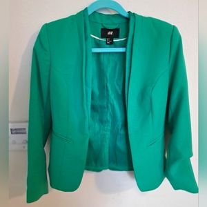 H&M Women's  Green Blazer